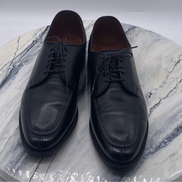 Allen Edmonds LaSalle Split Toe Derbies Black Leather Dress Shoes Size 8 D - Picture 1 of 11